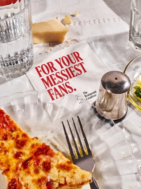 Concept print collateral for a restaurant